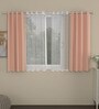 Pink Blackout Polyester 5 Feet Eyelet Set of 4 Curtains