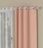 Pink Blackout Polyester 5 Feet Eyelet Set of 4 Curtains