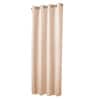 Pink Solid Polyester 9 Ft Blackout Eyelet Door Curtains (Set of 2)