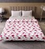 Pink Blossom Cotton Floral 120 Gsm Double Dohar