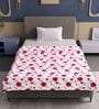 Pink Blossom Cotton Floral 120 Gsm Single Dohar