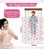 Pink Blossom Cotton Floral 120 Gsm Single Dohar
