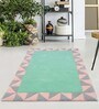 Multicolor Abstract Wool 3 ft x 5 ft Kids Carpet