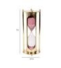 Pink Brass Tube Type Sand Timer
