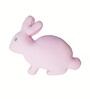 Pink Poly Cotton Bunny Shaped Pillow