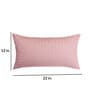 Peach Textured Canvas 22 x 12 Inches Cushion Cover