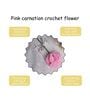 Pink Carnation Crochet Flower
