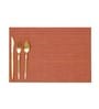 Pink Ceila Rectangular PVC Dining Table Placemat