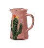Pink Ceramic Cactus Design Planter