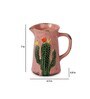 Pink Ceramic Cactus Design Planter