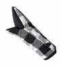 Checked Black & White Cotton (Set of 2) Oven Gloves