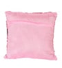 Pink Chenille Geometric 40x40 inches Cushion Covers Set of 3