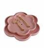 Cloud Pink & Gold Ceramic Appetizer Platter