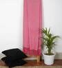 Pink Solid Cotton 50x60 Inches Sofa Throw