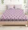 Pink Cotton 1 Double Queen Bedsheet with 2 Pillow Covers