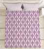 Pink Cotton 1 Double Queen Bedsheet with 2 Pillow Covers