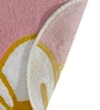 Pink Cotton 20X20 Inches Anti-Skid Bath Mat