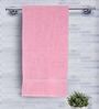 Inhouse Daffodil 450GSM Superfine Cotton Pink Medium Towel