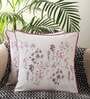 Pink Floral Cotton 18 x 18 Inches Cushion Covers (Pack of 2)