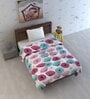 Pink Cotton Abstract 120 GSM  Single Bed Kids Dohar