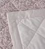 Pink Cotton Abstract 145 GSM Double Bed Quilt