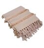 Pink Cotton Textured 50X62 Inches Throw