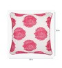 Abstract Pattern Cotton Pink Cushion Cover 18 x 18 inches