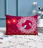 Pink Cotton Animal 18x12 inches Cushion Covers (Pack of 2)