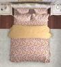 Pink Cotton Floral 150 GSM Double Bed Comforter