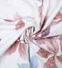 Pink Cotton Floral 300 Gsm Double Bed Reversible Comforter