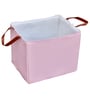 Pink Cotton Foldable Cloth Organiser
