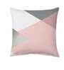 Pink Cotton Geometric 16x16 inches Cushion Covers (Pack of 5)