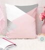 Pink Cotton Geometric 16x16 inches Cushion Covers (Pack of 5)