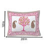 Pink 220 TC Cotton Traditional 28 x 18 Inch inches Pillow Covers (Pack of 2)
