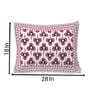 Pink 220 TC Cotton Abstract 28 x 18 Inch inches Pillow Covers (Pack of 2)