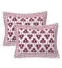 Pink 220 TC Cotton Abstract 28 x 18 Inch inches Pillow Covers (Pack of 2)