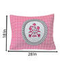 Pink 220 TC Cotton Floral 28 x 18 Inch inches Pillow Covers (Pack of 2)