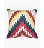 Geometric Pattern Cotton Pink Cushion Cover 16 x 16 inches
