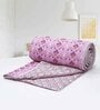 Pink Cotton Geometrical 144 TC  Double Bed Dohar