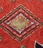 Pink Cotton Geometrical 2.2 X 4.5 Feet Hand Woven Carpet