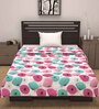 Pink Cotton Patterned 120 GSM Single Bed Dohar