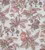 Pink Cotton Polyester Fruit Print 115 GSM Double Bed Quilt
