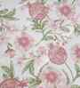 Pink Cotton Polyester Fruit Print 115 GSM Single Bed Quilt