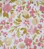 Pink Cotton Polyester Fruit Print 115 GSM Single Bed Quilt