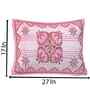 Pink Cotton Premium Quality 180 TC (17*27 Inches) Pillow Covers Set