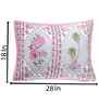 Pink Cotton Premium Quality 210 TC (18*28 Inches) Pillow Covers Set