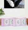 Pink Cotton Premium Quality 210 TC (18*28 Inches) Pillow Covers Set