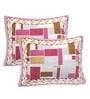 Pink Cotton Premium Quality 210 TC (18*28 Inches) Pillow Covers Set