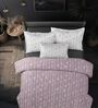 Pink Cotton 210TC Printed All Weather Double 150GSM Bedding Set 1 Comforter 1 Bedsheet 2 Pillow Covers