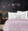 Pink Cotton 210TC Printed All Weather Double 150GSM Bedding Set 1 Comforter 1 Bedsheet 2 Pillow Covers